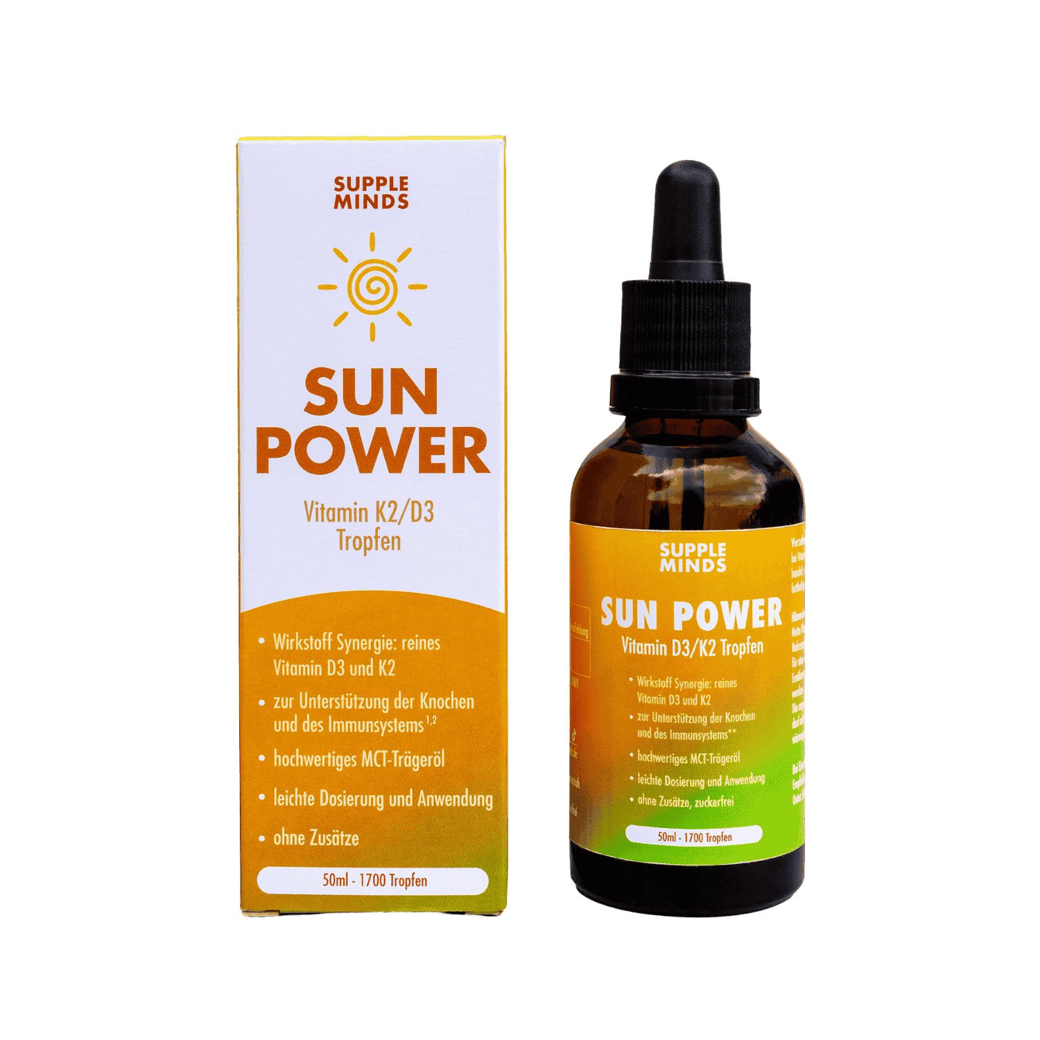Sun Power Vitamin K2 / D3 Tropfen