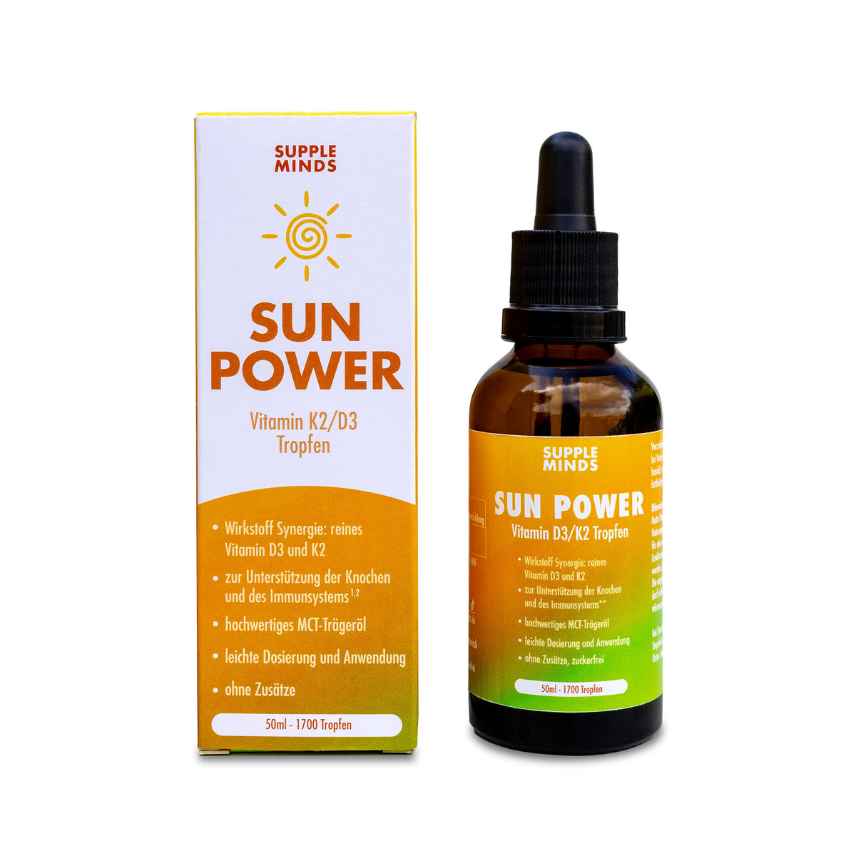 Sun Power Vitamin K2 / D3 Tropfen